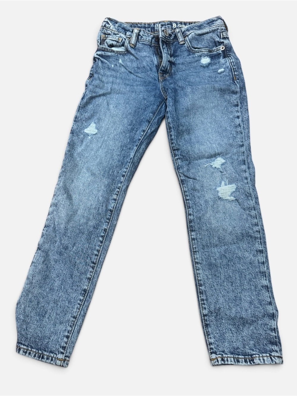 Gap kids size 8 Classic Distressed girls Blue Jeans